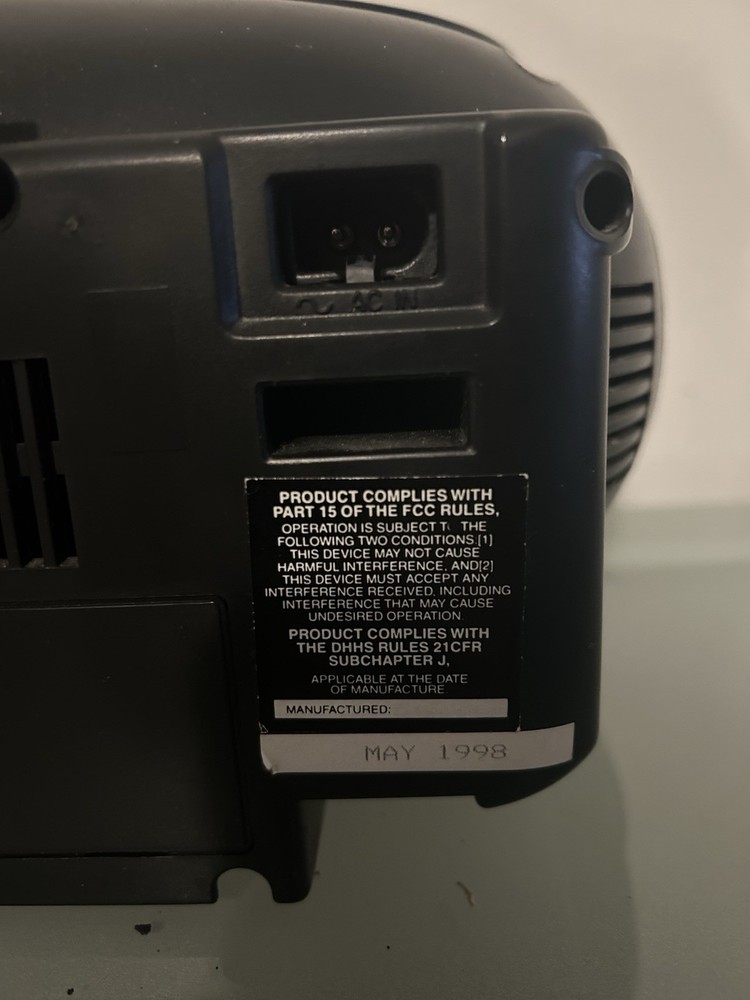 RCA RP-7930B Boombox