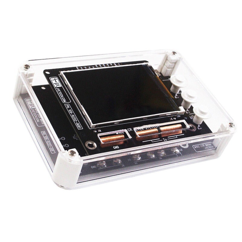 DIY LCD High Precision LCR Meter Inductance Resistance Capacitance Tester W/case