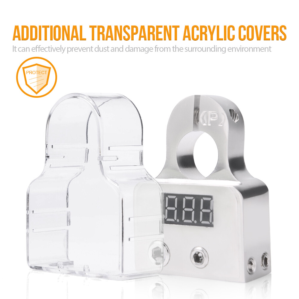 2PCS Car Audio Top Post SAE Battery Terminal Connector For 0/4/8 Gauge Wire