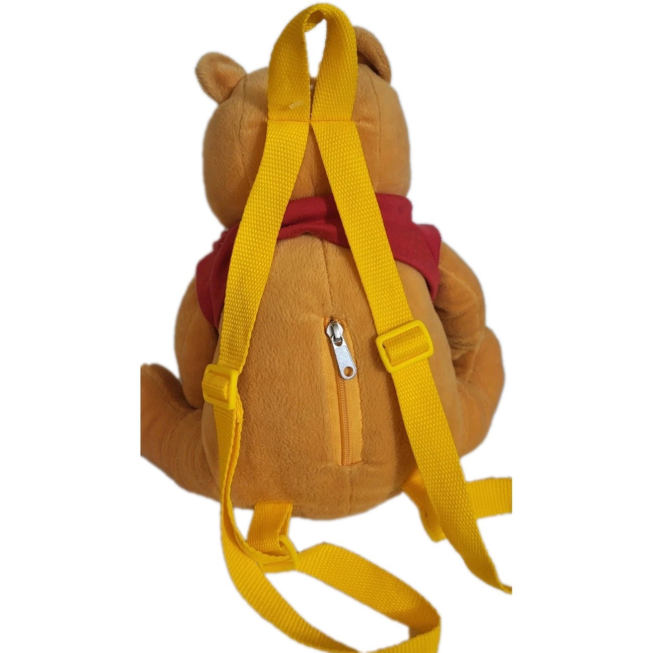 VTG Disney Winnie The Pooh Disney Plush Mini Backpack Toy 12" Zip Up Holder