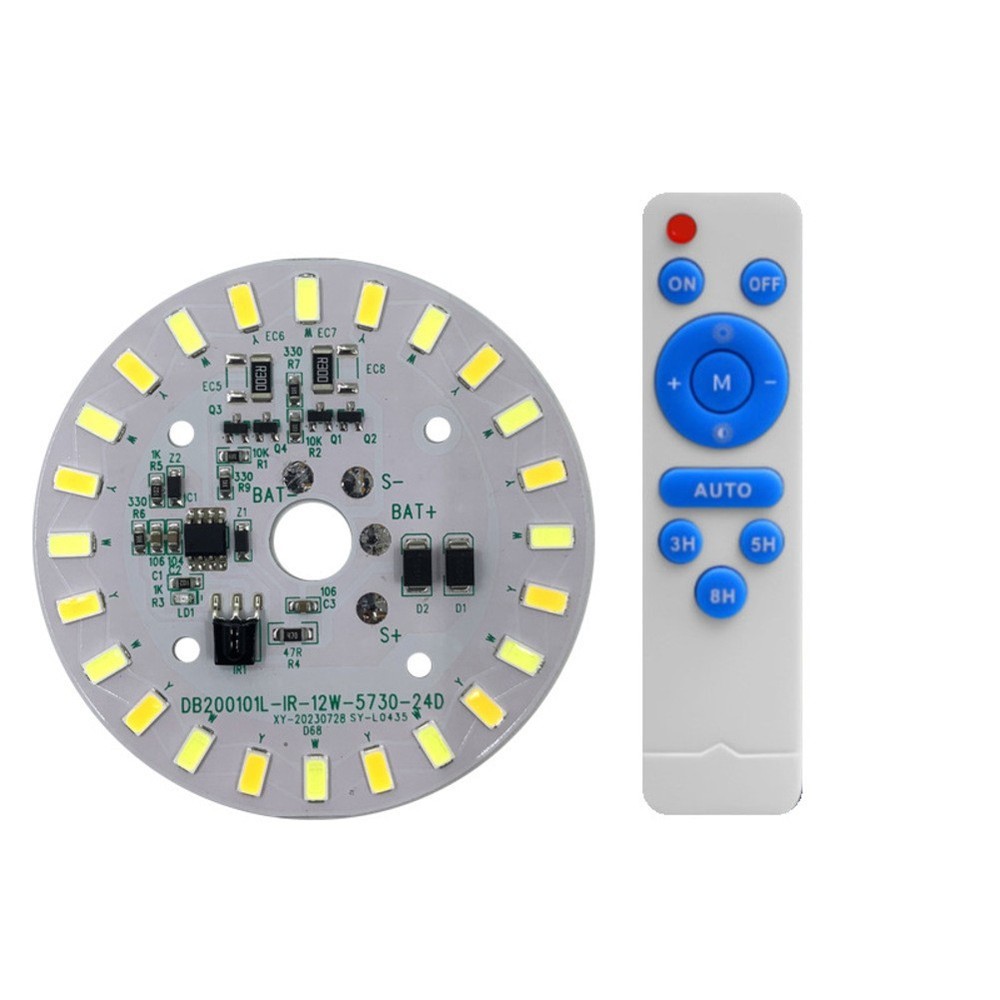 Remote Control Solar Panel Light for For ceiling with Switchable Lighting Modes