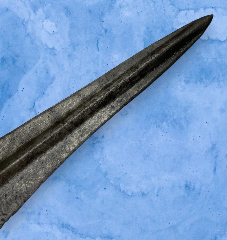 Indian Katar Antique Fixed Blade Knife And Sheath