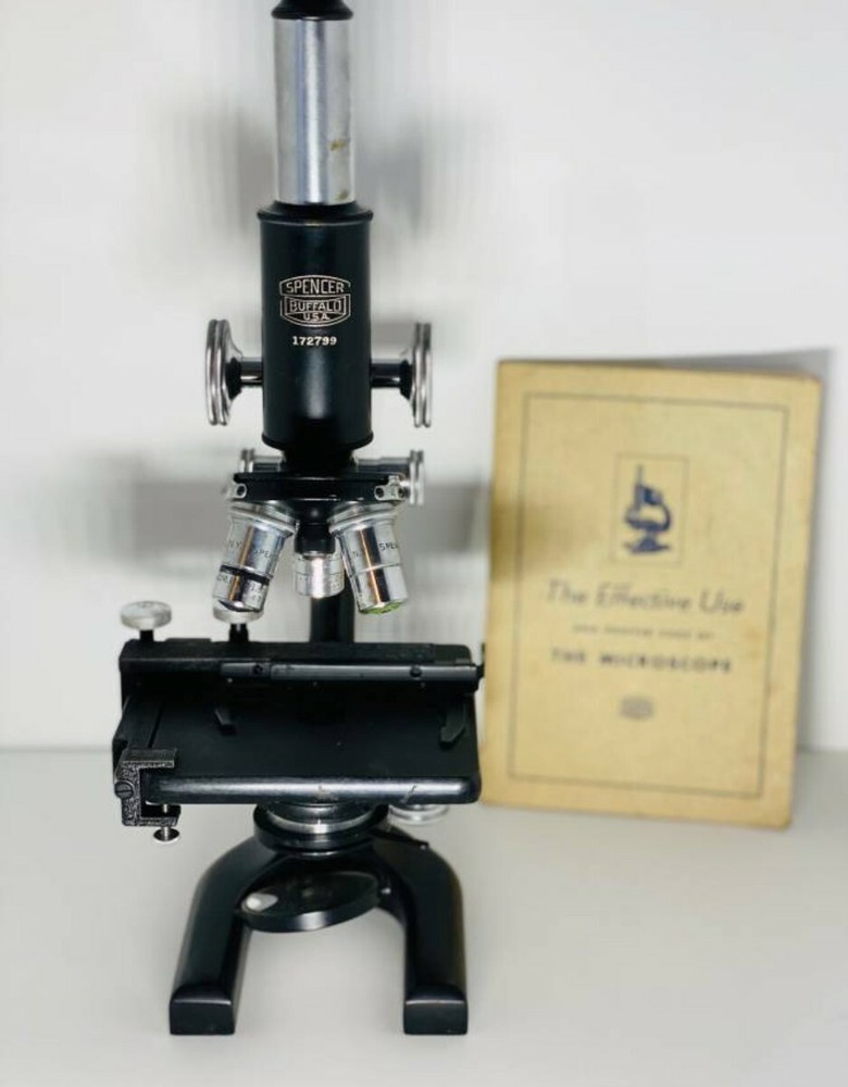 Rare Antique Spencer Buffalo Microscope