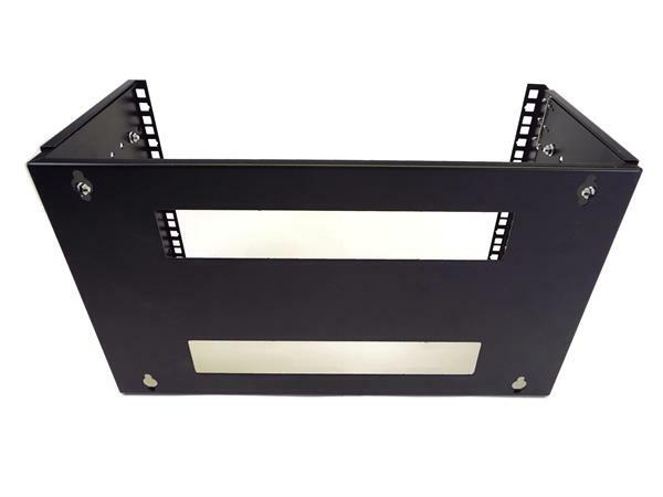 CNAweb 6U 19-Inch Hinged Extendable Network Wall Mount Equipment Rack Bracket