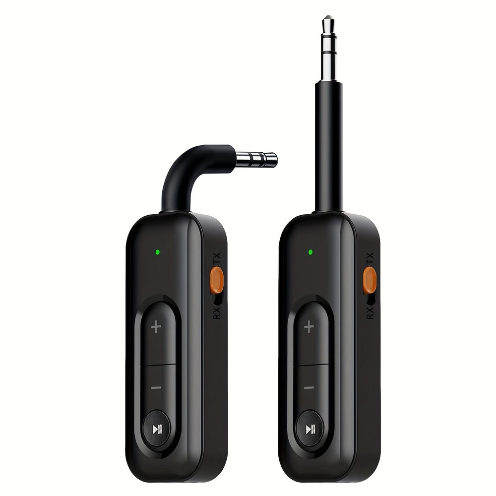 Bluetooth 5.2 Audio Adapter - 3.5mm AUX Receiver/Transmitter for Car/Home