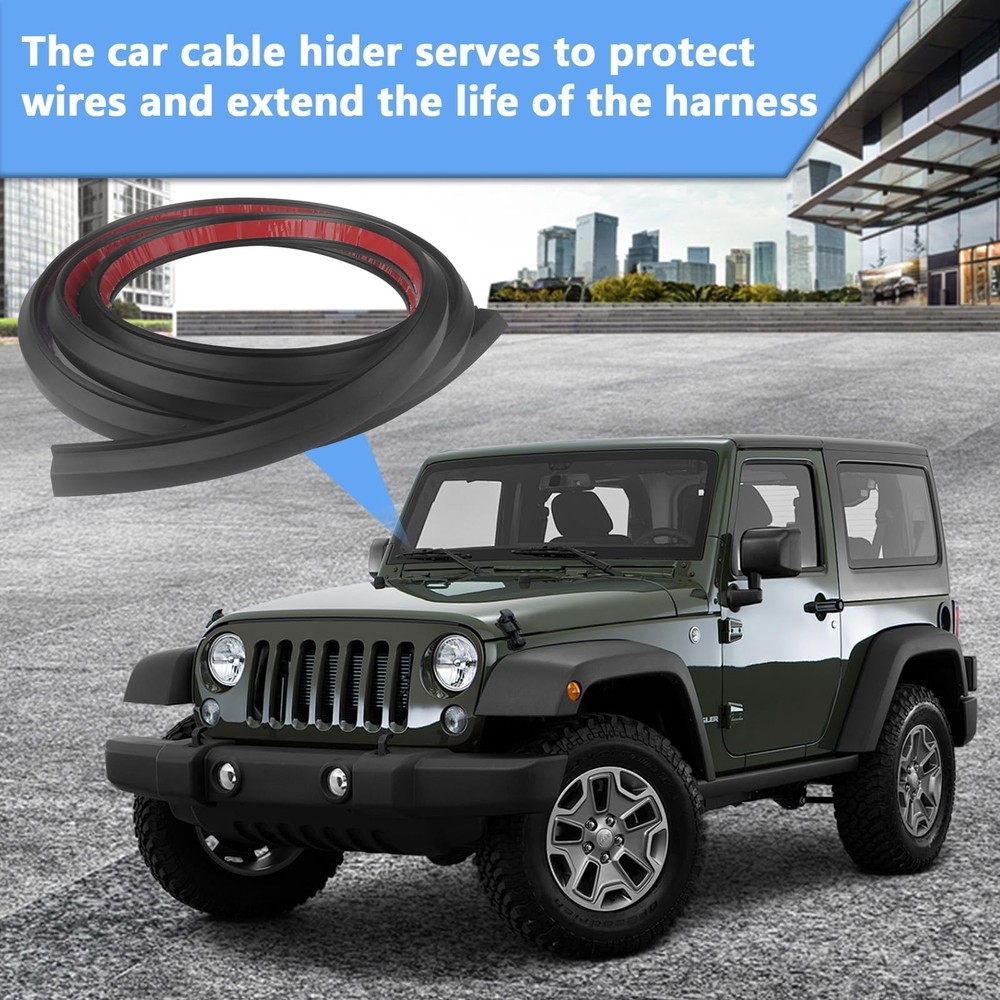 Universal Car Cable Concealer 6.56ft Wire Hider for Windshield - 1 PC