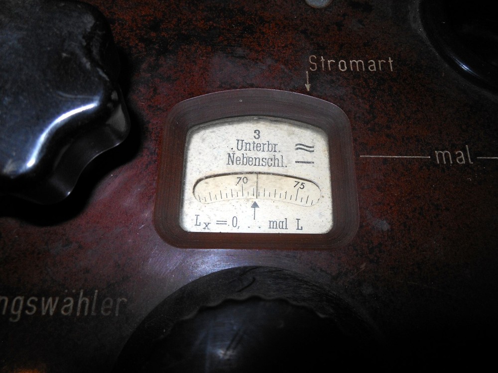 WW2 German Luftwaffe Messbrücke Ohmmeter - COMMUNICATION LINE TESTING UNIT