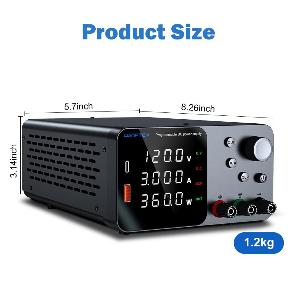 0-30V/60V/120 3A/5A/10A Adjustable DC Power Supply Veriable Lab Bench Switching