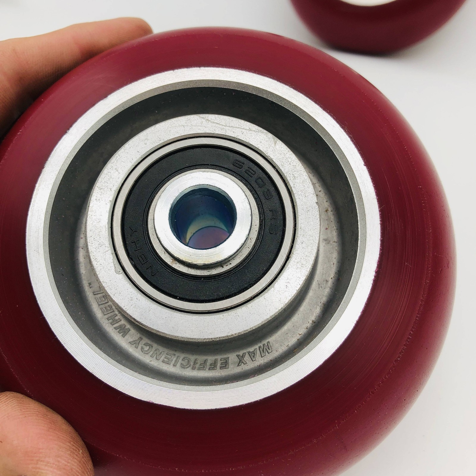 2pk Colson CG-Max Caster Wheel 5 x 2 Polyurethane On Aluminum Maroon 1000lb Capa