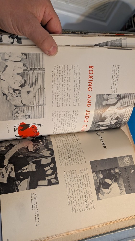 Polywog 1952 Brooklyn Polytechnic Institute Yearbook excellent original
