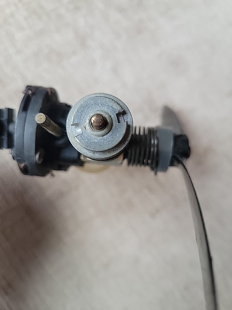 Vintage Rc Plame Motor Unknown Maker With Propeller