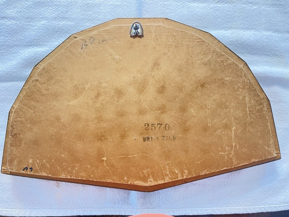 Victorian Style Fan Shaped Shadow Box Frame