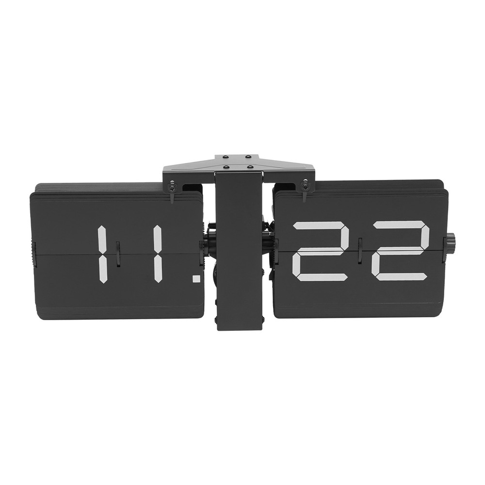 Wall Clock Tabletop Flip Clock Battery Operated Digital Display Screen New