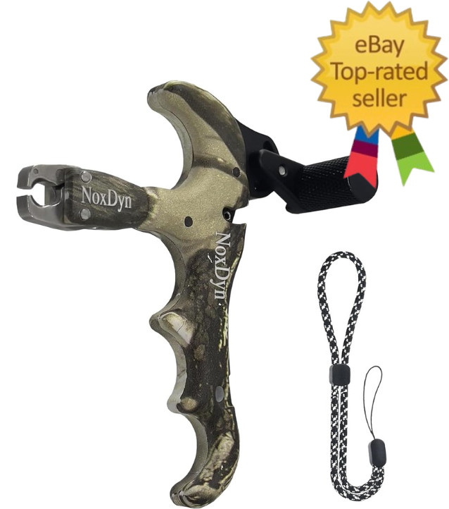 Bow Release for Compound Bow, Archery Release 360° Rotatable Thumb Release for C