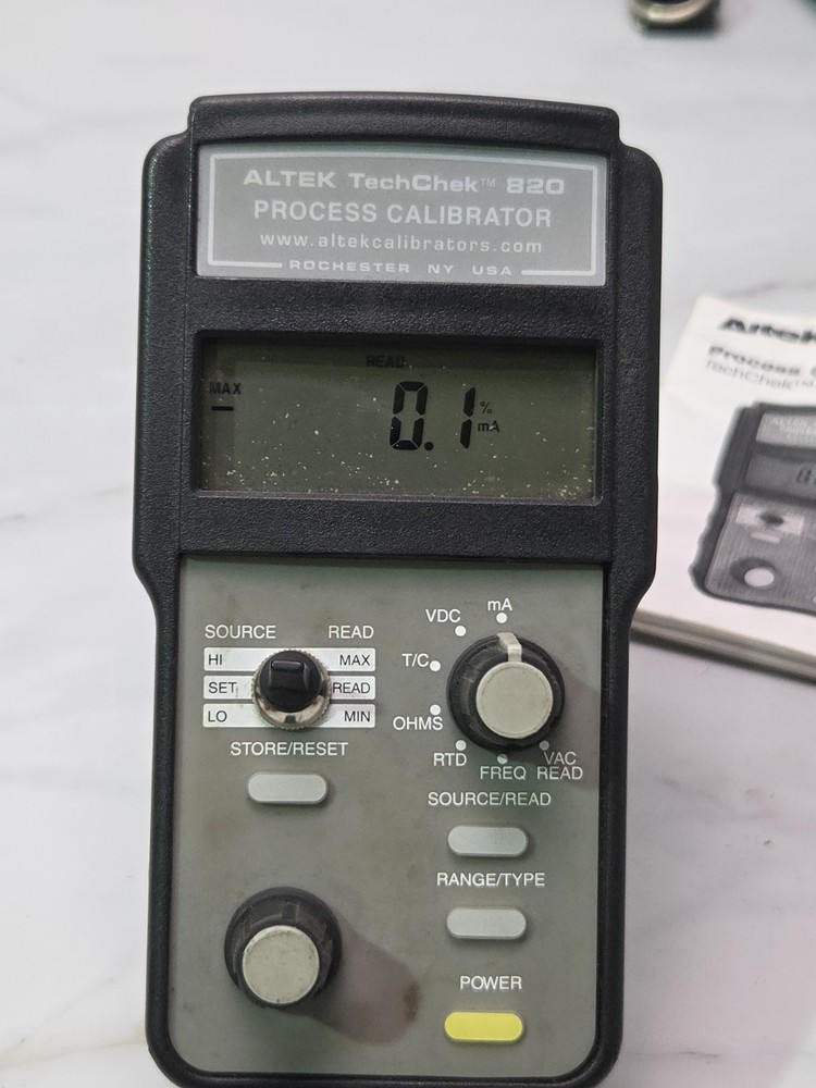 ALTEK TECHCHEK 820 PROCESS CALIBRATOR