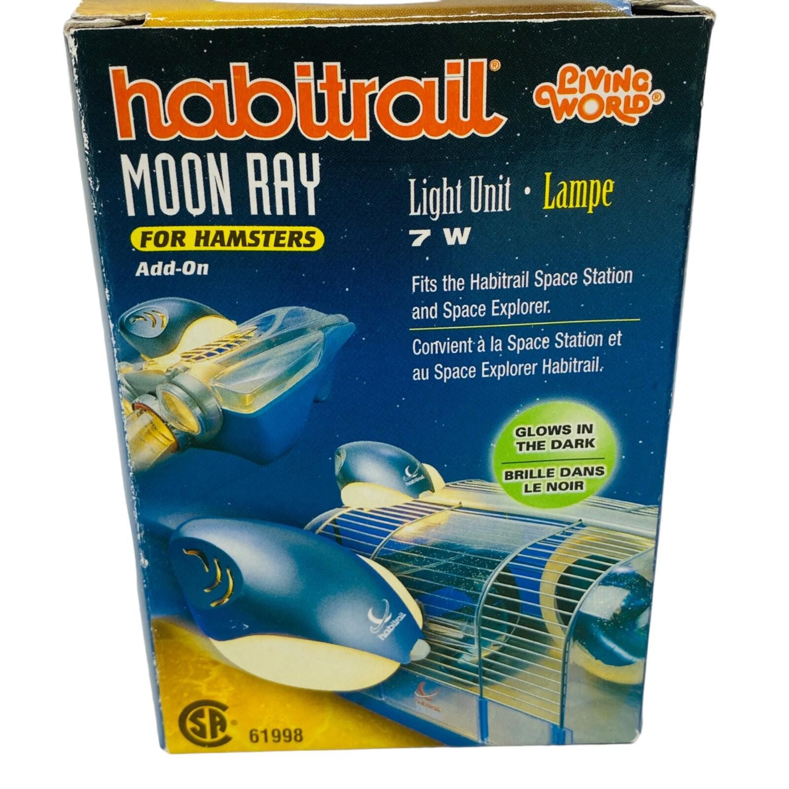 Habit trail moon ray light for hamster cage