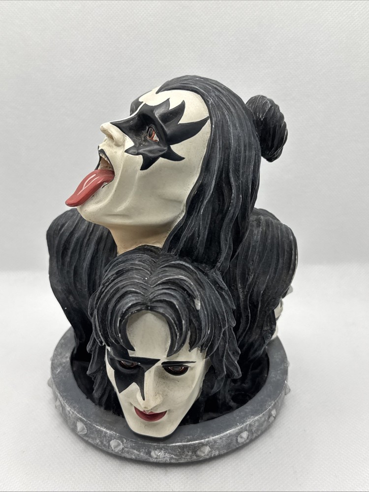 Vintage 2003 KISS Incense Burner Statue - Missing Base