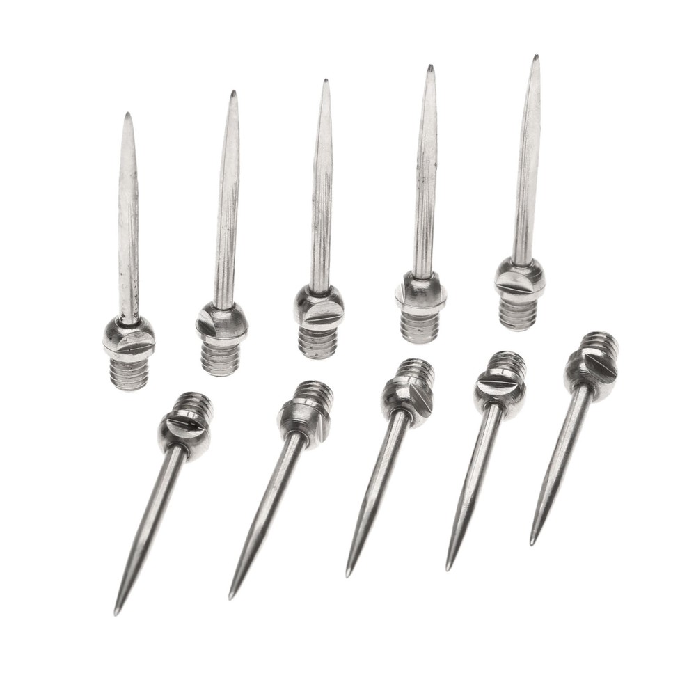 10Pc/Set Harrow Dart Steel Tip Replacement Conversion Dart Point Flight Shaft