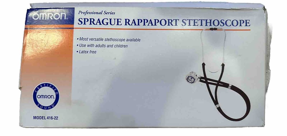 NEW IN BLUE SPRAGUE RAPPAPORT STETHOSCOPE!