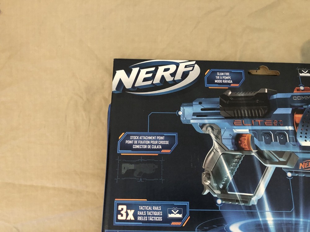 New Nerf ELITE 2.0 Commander RD-6 Gun