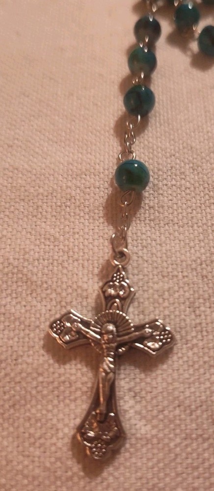 Catholic Rosary with Metal Cross