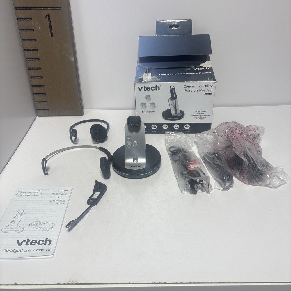 VTech VH6210 Convertible Office Wireless Headset OPEN BOX