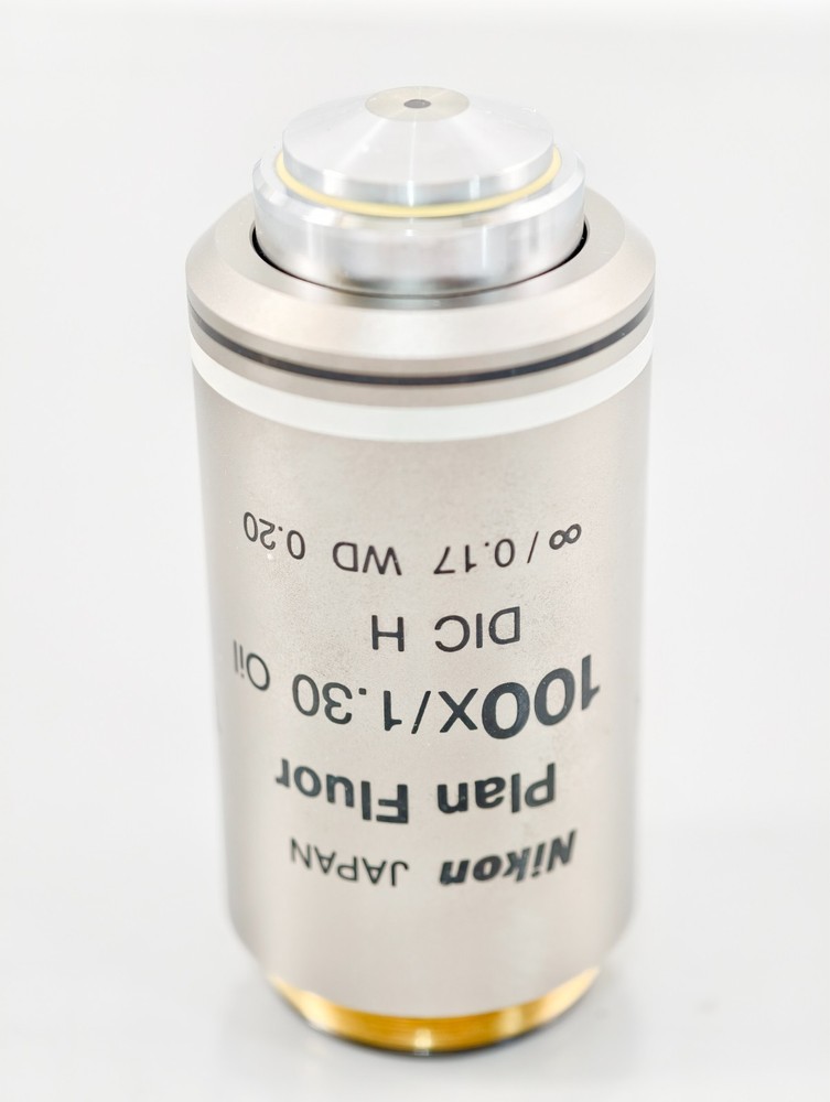 Nikon Microscope Objective Plan Fluor 100x 1.30 Oil DIC H CFI Eclipse
