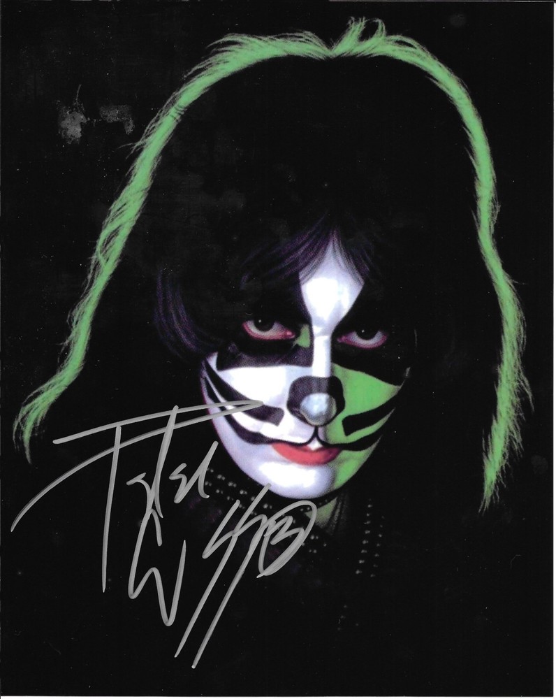 Kiss Peter Criss Signed Solo Album Artwork 8x10