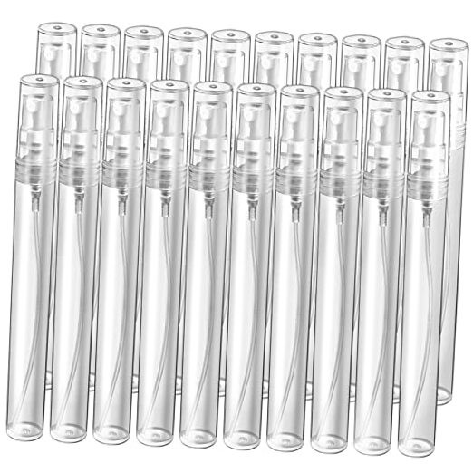 Mini Spray Bottle 20PCS Perfume Bottle Empty Perfume Atomizer, Plastic 10ml