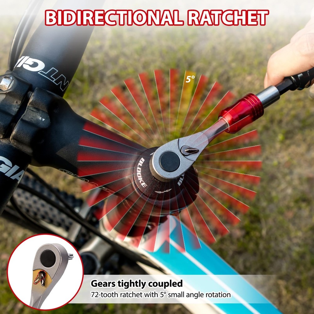 Portable Bicycle Repair Tool Kit With Mini Pump Multitool Maintenance Set Kit