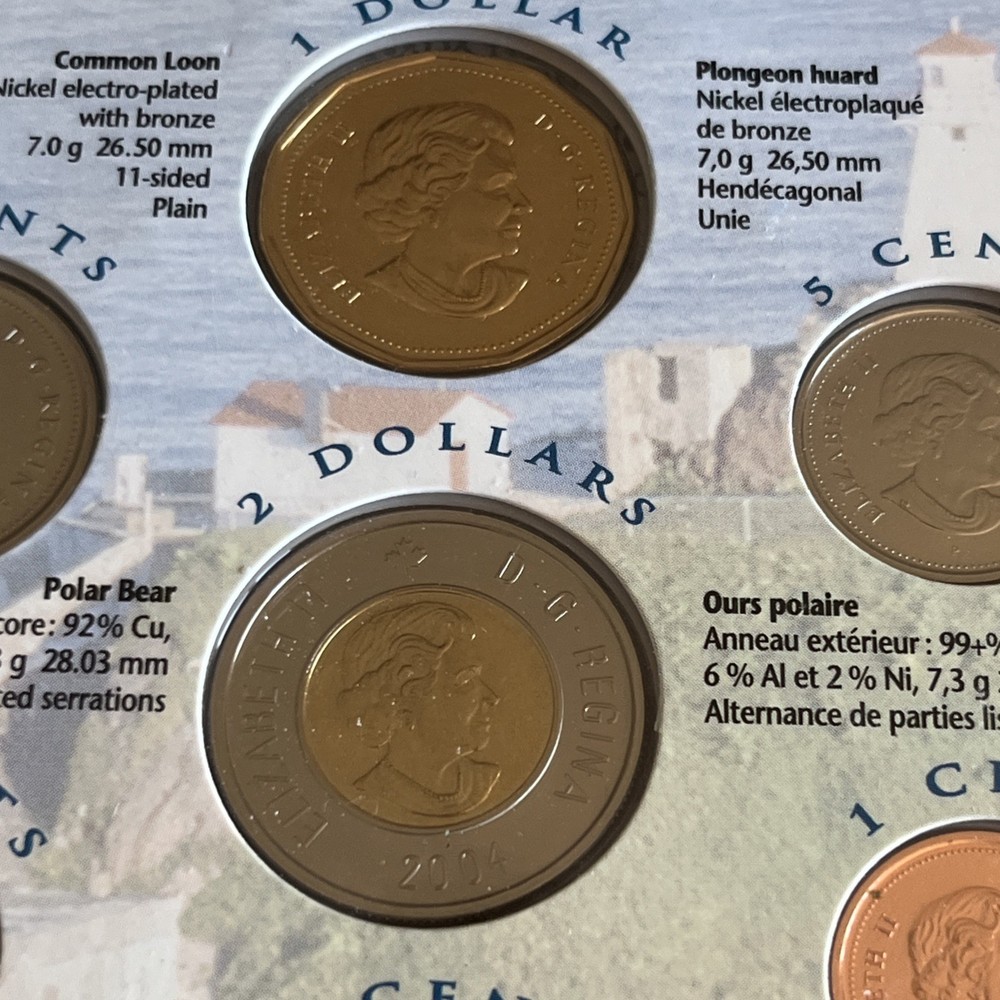 2004 royal canadian mint uncirculated set