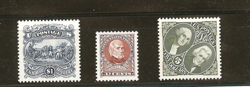 US Scott # 2587, 2590, & 2592 Regular Issues MNH