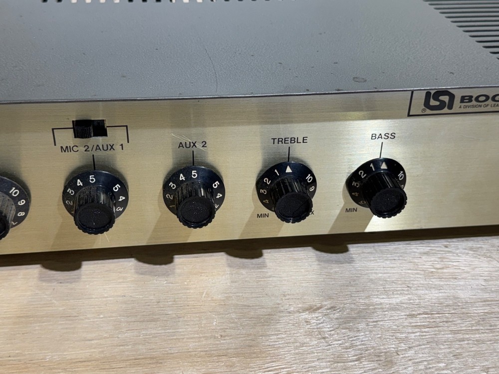 Vintage Bogen C-60B Solid State Power Amp | Unit Powers-On | Unit Sold AS-IS