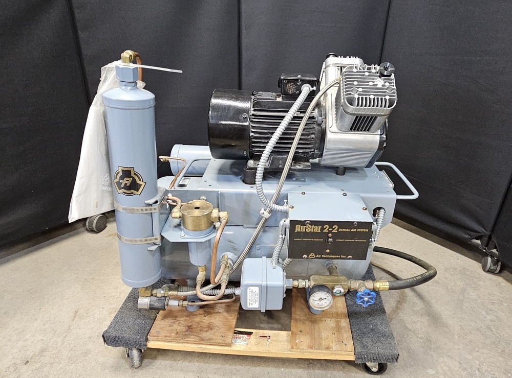 USED, AirStar 2-2 Air Techniques Compressor, Working, Technician Tested