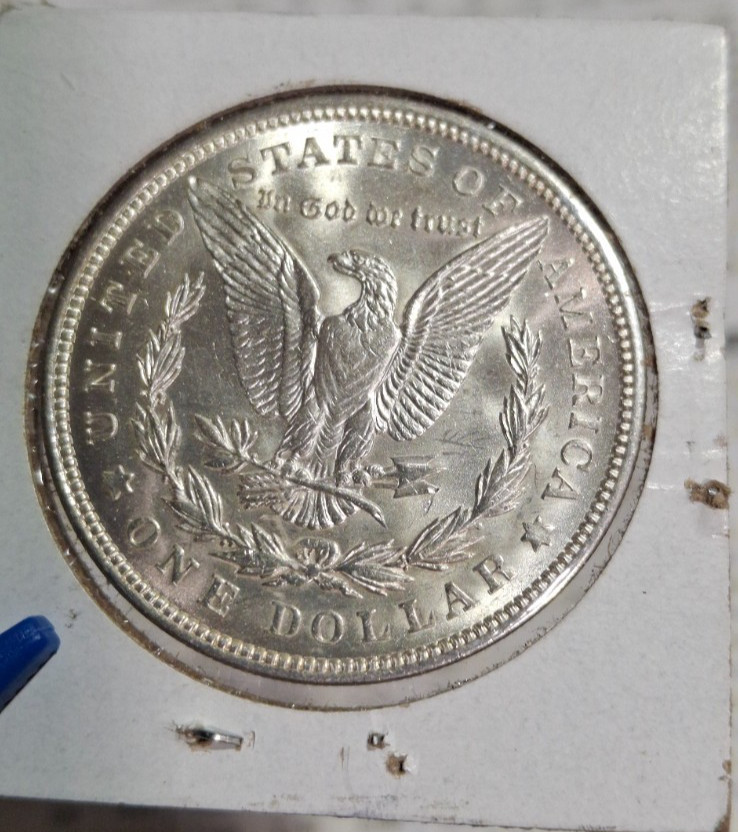 1921 Morgan Dollar, 90% Silver, Uncirculated