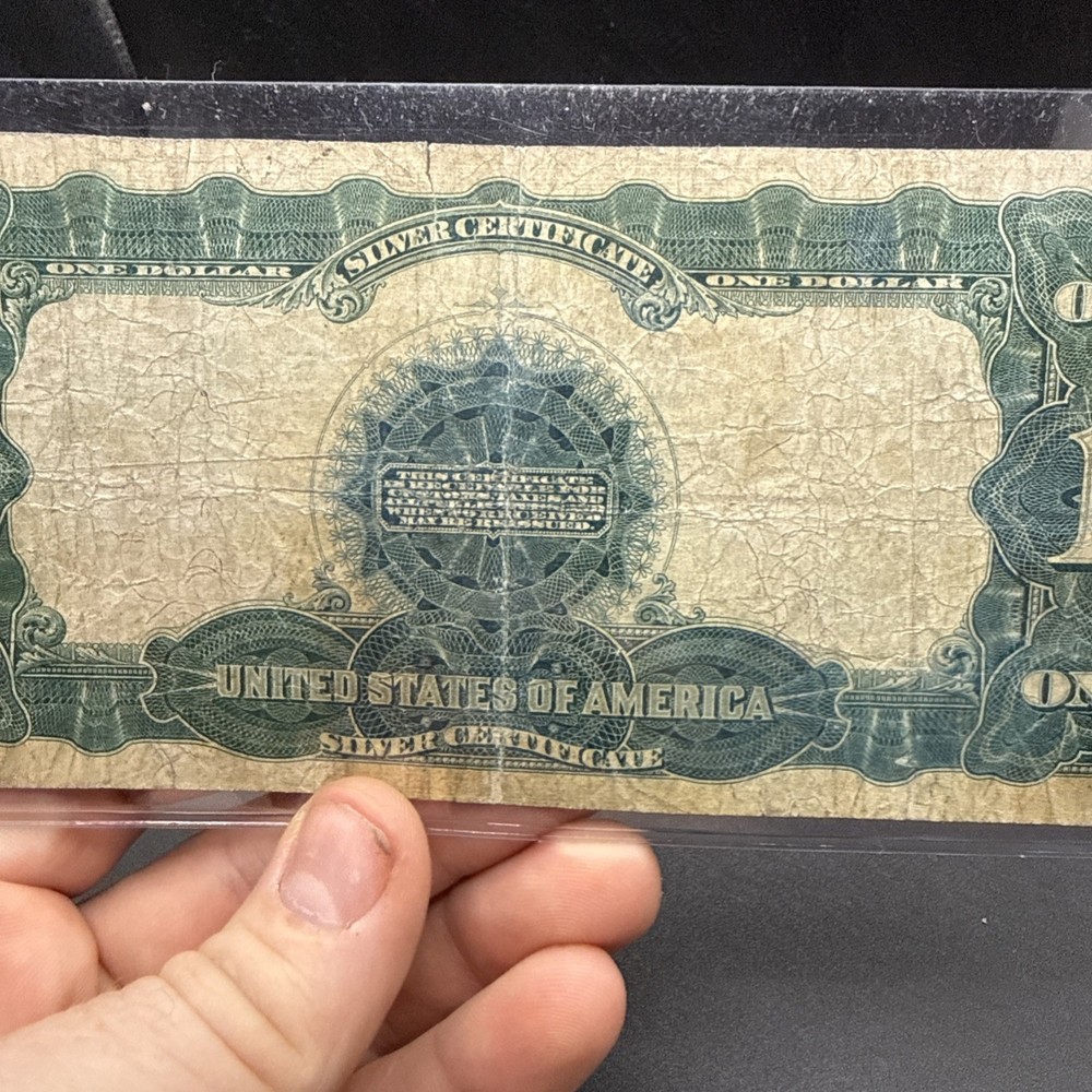 1899 $1 Black Eagle Silver Certificate Large Size, Circulated Fine