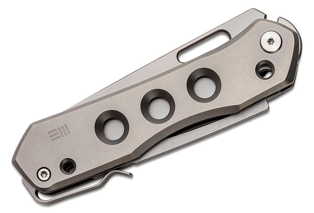 WE Vision R Superlock 20CV Bead Blasted Reverse Tanto Blade Gray Titanium