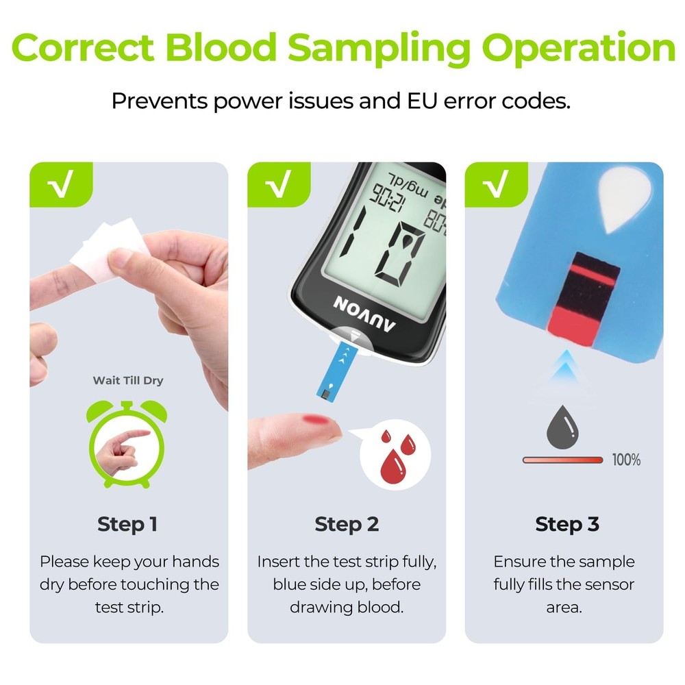 Travel-Ready Diabetes Testing Kit with No Coding & Instant 6-Second Results