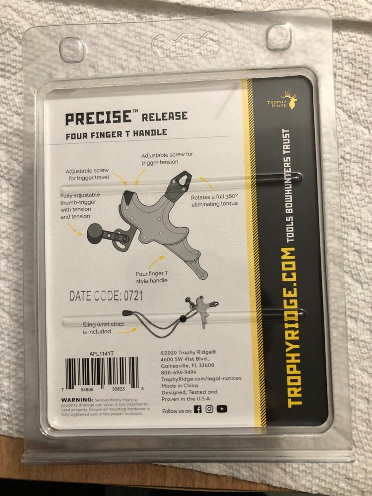 New Trophy Ridge Precise Release AFL1141T