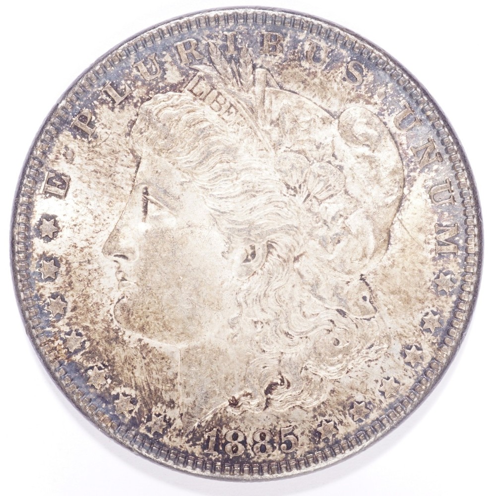 1885 Morgan Silver Dollar AU/BU