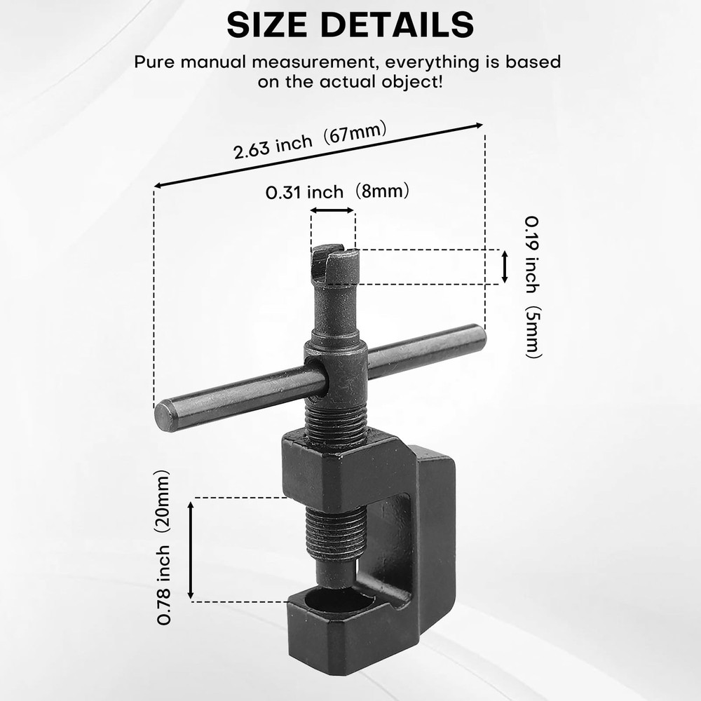 Front Sight Adjustment Tool – Mechanical Elevation & Windage Adjuster, Black