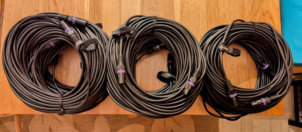 100 Foot TRUE DMX cable