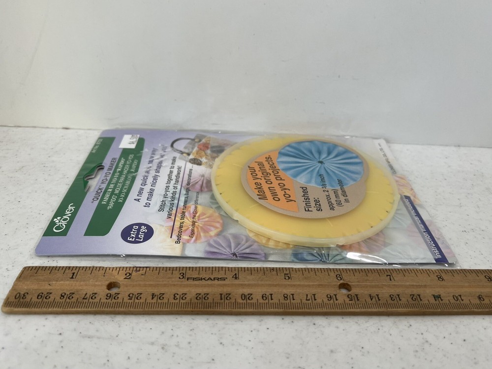 Clover Quick Yo Yo Maker-Round 2-3/8 Inch, New