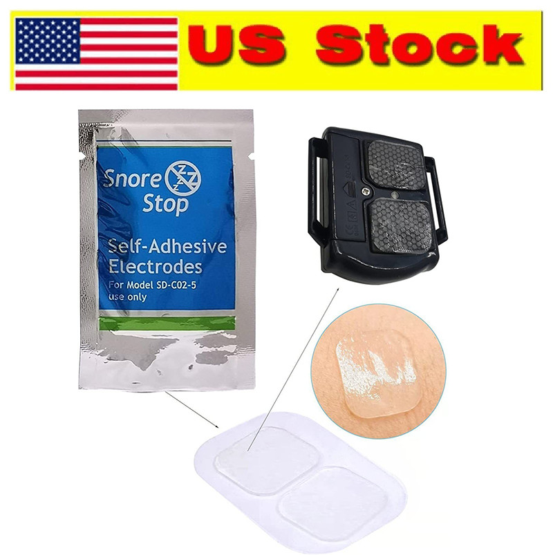 50-10Pack Snore Stopper Electrode Pad Self-adhesive Electrode Paste Sleeping Aid