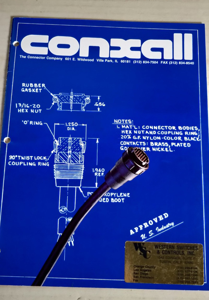Conxall Connectors  product Catalog  C1