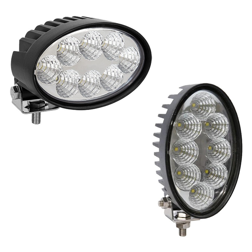 6PCS LED Headlights&Work Lights Kits Replacement For JCB Fastrac Telehandler