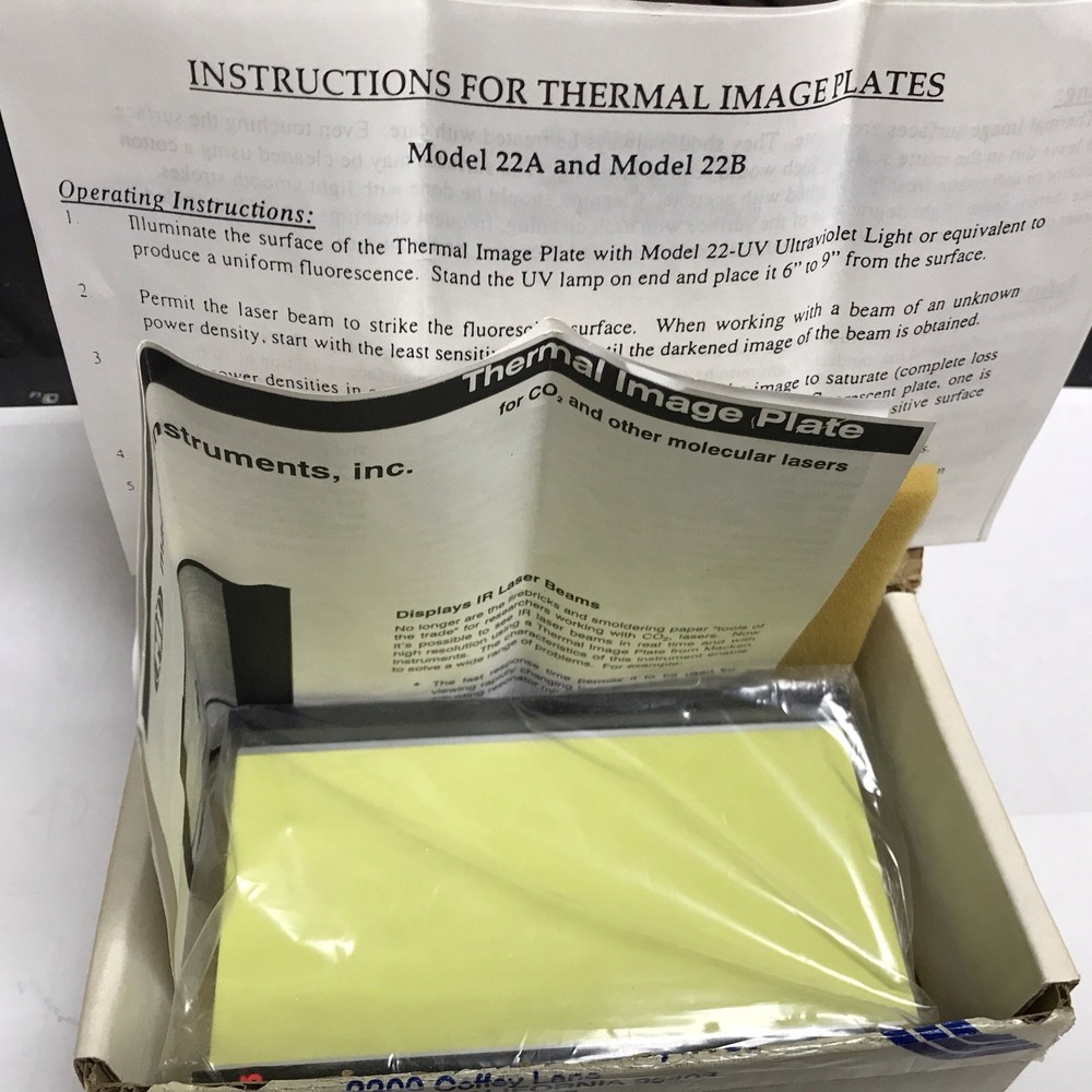 Macken Instruments 22S Thermal Image Plate All Surface #3