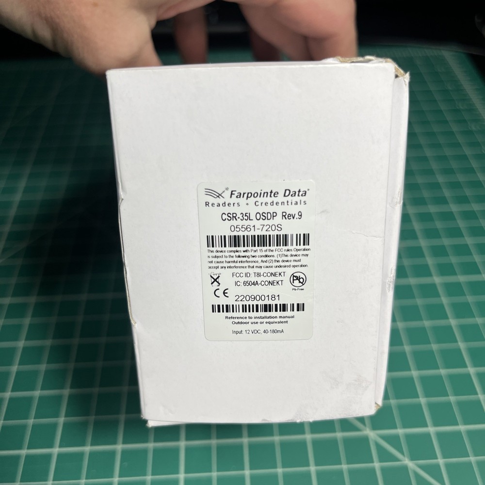 DMP CSR-35L Farpointe Data Contactless Smartcard Reader Black Rev 9