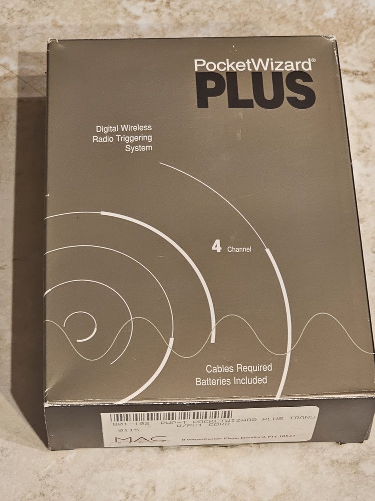 *Open Box* Pocket Wizard Plus Digital Transmitter and Receiver
