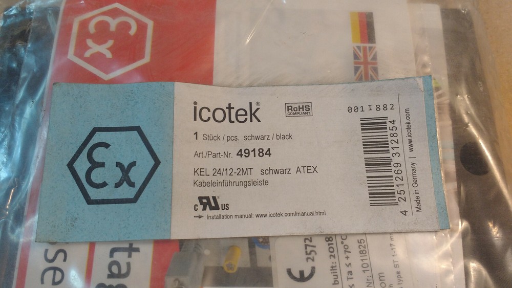 Icotek 49184 24/12-2MT Cable Entry Plate